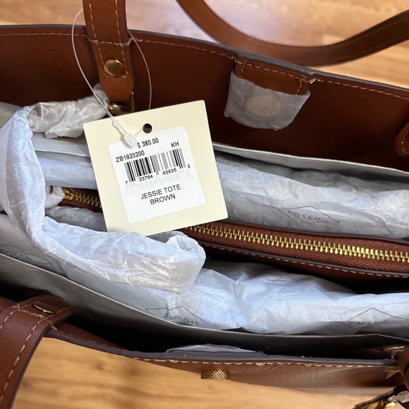 Fossil Jessie Leather Tote bag - Picture 2 of 12